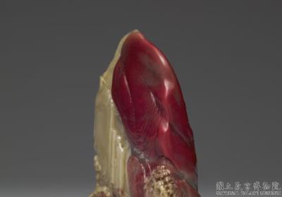 图片[4]-Chicken- blood stone seal depicting the Red Cliff, stamp uncut, Qing dynasty, the 2nd year of Qianlong reign, 1737-China Archive